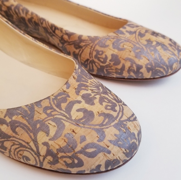 Marchez Vous Natural Cork Flats, Size - Picture 5 of 10